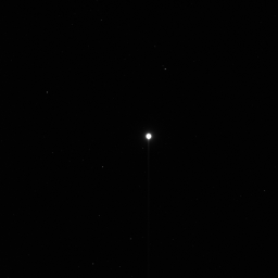 Dawn's first view of Vesta