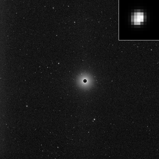 Dawn's first view of Vesta (processed)
