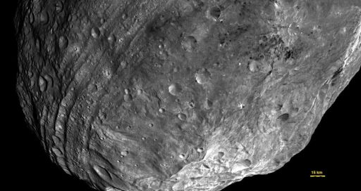 Vesta's southern hemisphere