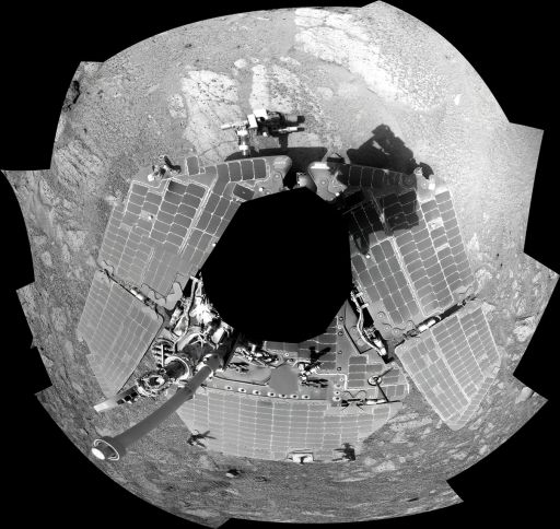 Opportunity self-portrait, sol 2492