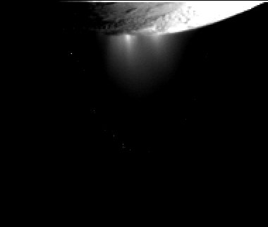 Plume from Enceladus