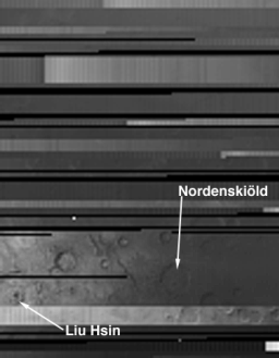 MOC's last image of Mars (detail)