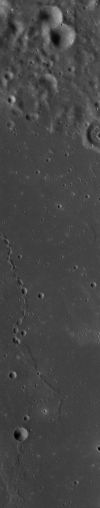 Chandrayaan-1 TMC image of a lunar crater chain
