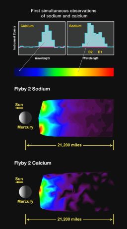 First simultaneous measurement of sodium and calcium in Mercury's exosphere