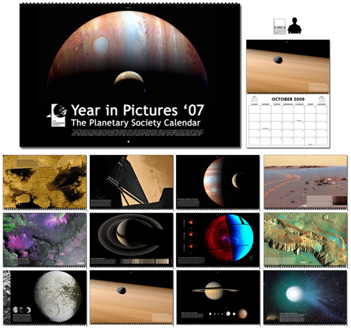 Year in Pictures 2007 Planetary Society Calendar