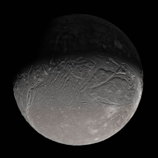 Voyager 2 color view of Ariel