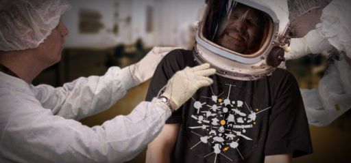 'Beyond Earth' T-shirt in action