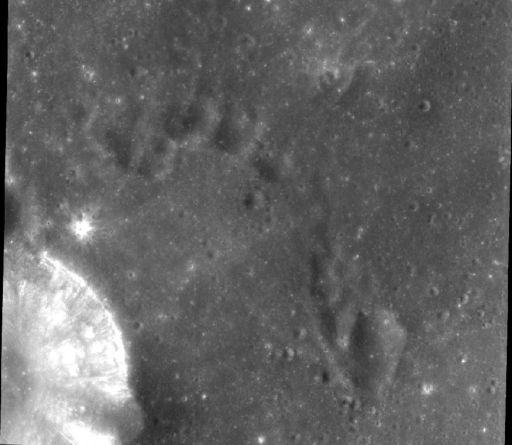 Chandrayaan-1 Terrain Mapping Camera image of the Moon