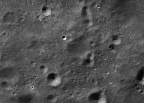 Chang'e image of the Moon