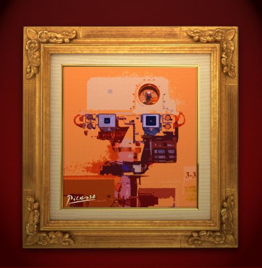 What if Picasso had painted Curiosity?