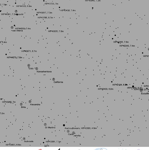 Where Dawn's Framing Camera was Looking