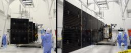 Testing the deployment of Dawn's solar panels