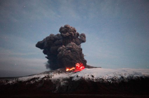 Eyjafjallajökull volcano, Iceland