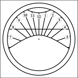 Add the hour numerals