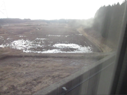 Head of the train in the distance