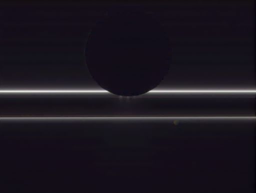 Enceladus, Pandora, and the F ring