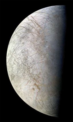 Voyager 2 view of Europa