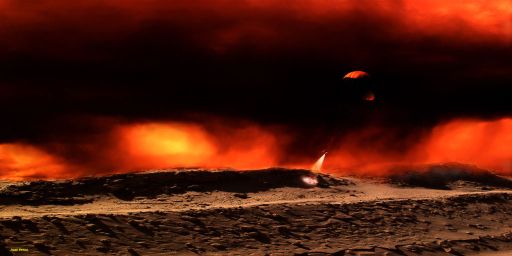 Huygens Art Contest First Prize Winner: 'Titan Touchdown'