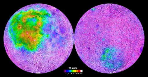 Thorium map of the Moon