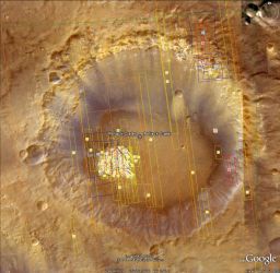 Google Mars: Pollack Crater