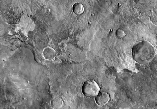 Example from ASU's new zoomable global Odyssey THEMIS map of Mars
