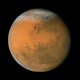 Mars during the 2007 opposition: longitude 50°