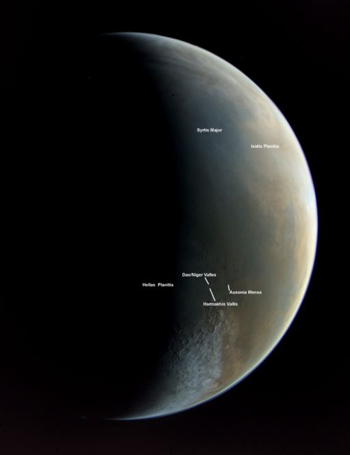 Viking Orbiter approaches Mars