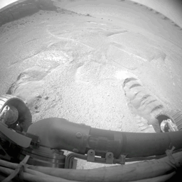 Testing out the motion of Opportunity's robotic arm