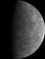 Mercury at a scale of 20 km/pixel