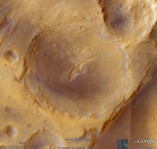 Context image for Nili Fossae crater mineralogy (closeup)