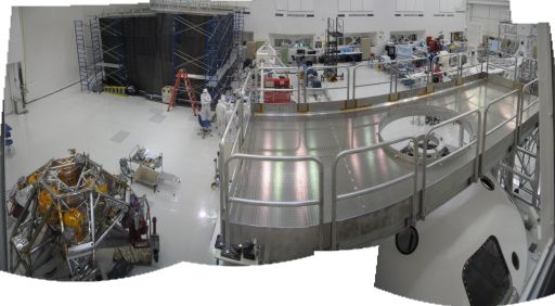 MSL spacecraft components under construction