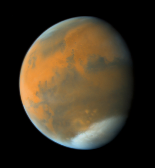 Mars from Hubble