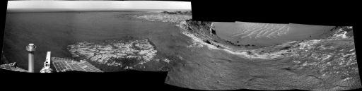 Opportunity's view on Sol 1129