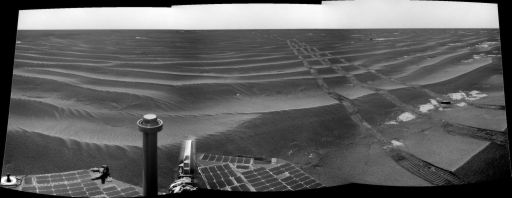 Opportunity Navcam panorama, sol 2,006