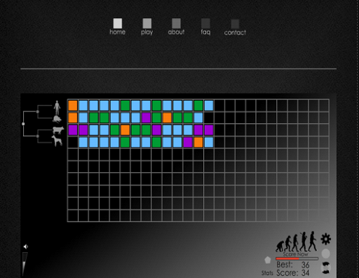 Screen shot from Phylo