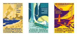 Tyler Nordgren's 'Planetary Park' posters