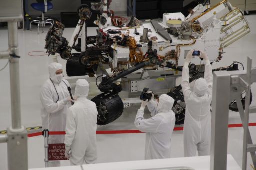 Planetary Society team with Curiosity