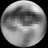 Pluto at a scale of 50 km/pixel