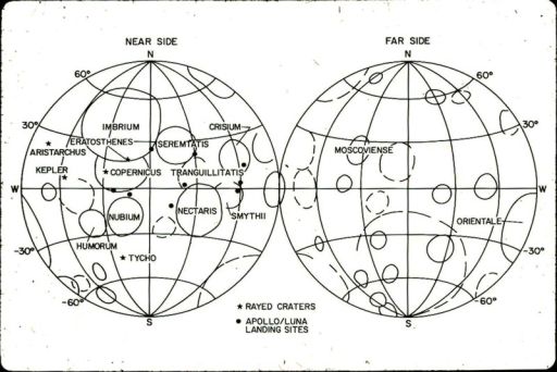 Lunar basins and landing sites