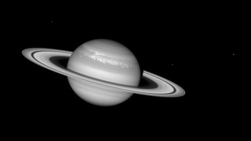 Saturn's storm from Hubble