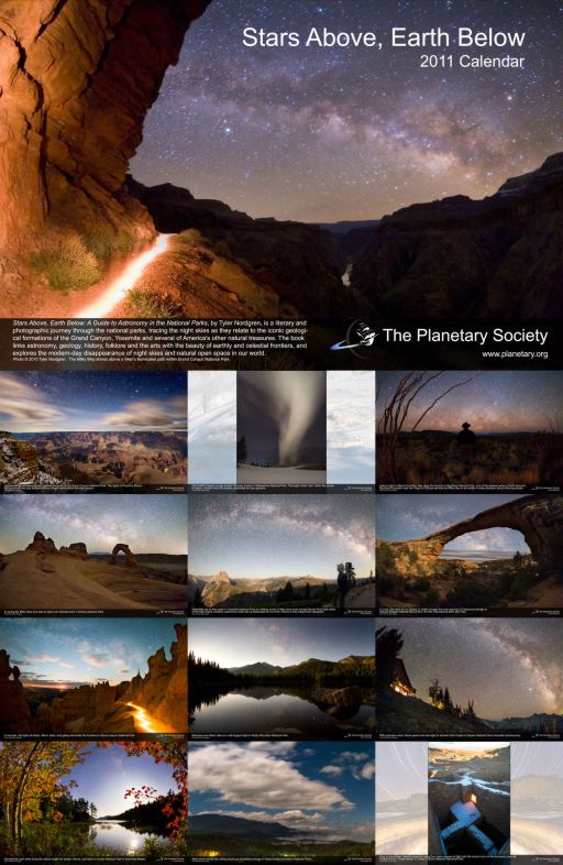 Stars Above, Earth Below 2011 calendar