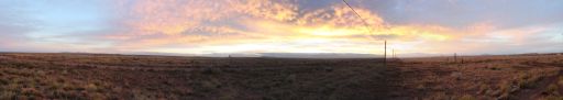 Sunset from Meteor Crater RV Park