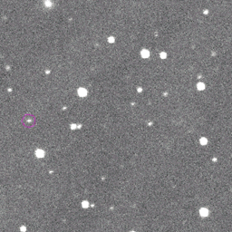 Asteroid 2008 TC3 discovery images