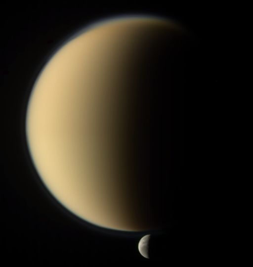 Titan and Dione