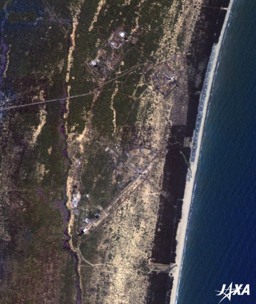 Launch pads at Sriharikota, India