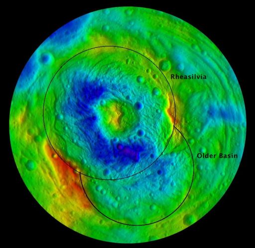 Not one, but two basins at Vesta's south pole