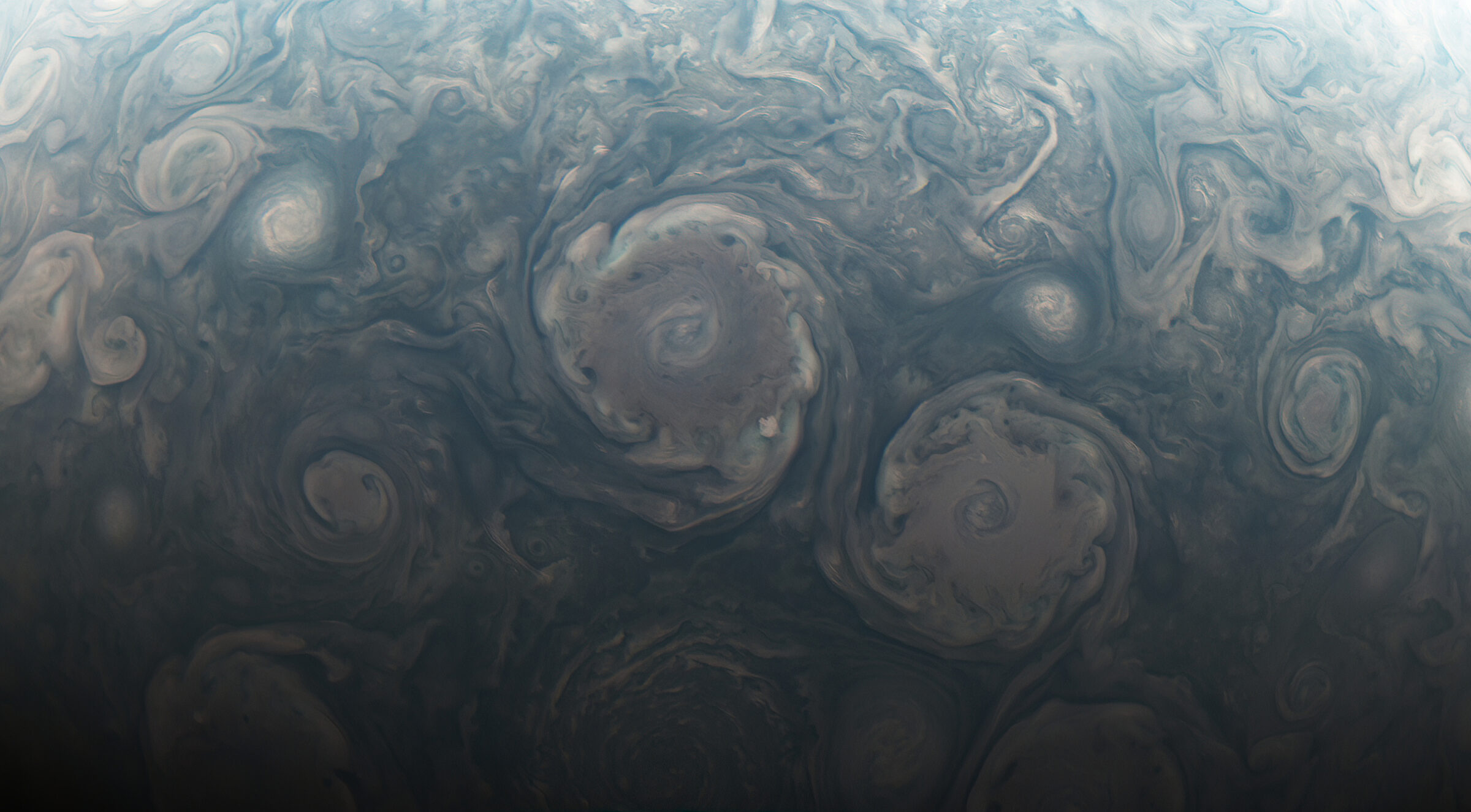 Jupiter S Northern Cyclones The Planetary Society