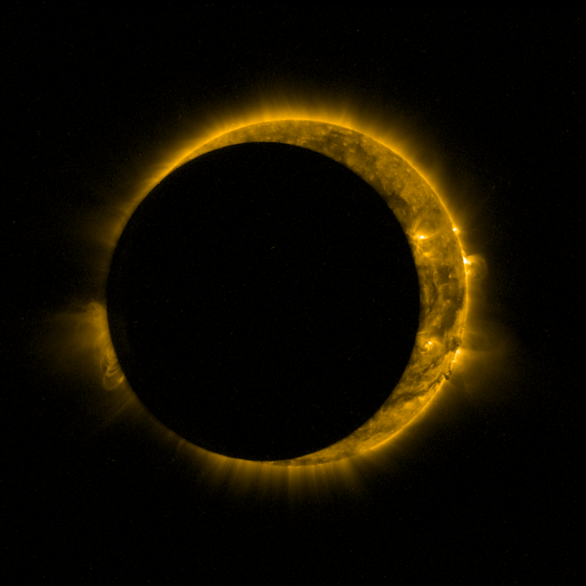 Proba2 partial solar eclipse The Society