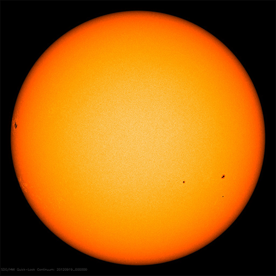The Sun from SDO, September 18-25, 2012