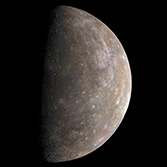 Mercury in color from Mariner 10